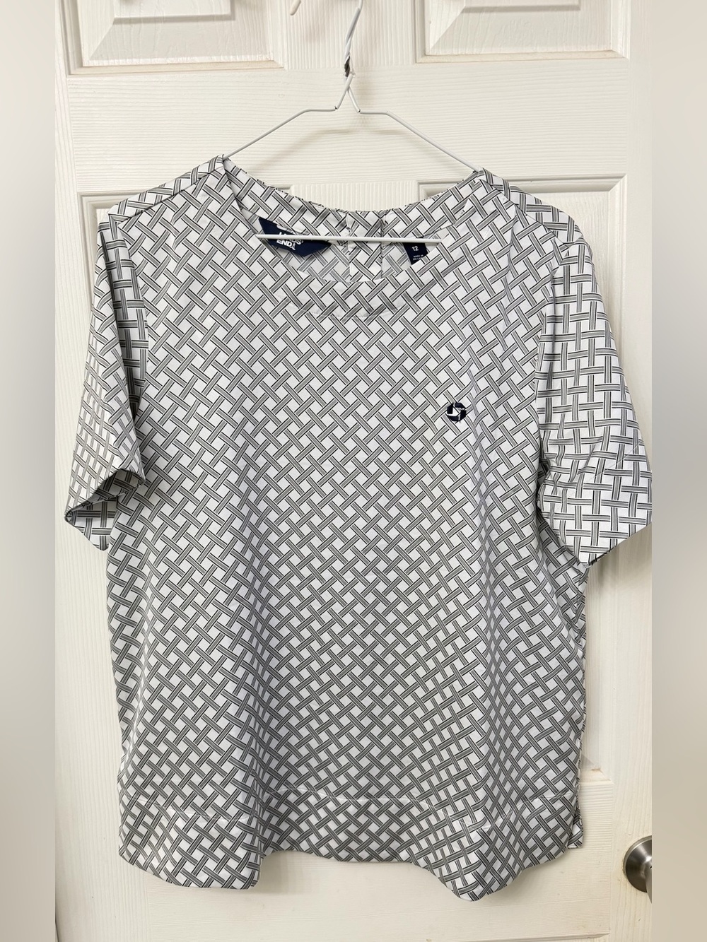 Chase Bank Lands’ End Top - Size 12